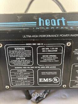 Convertisseur de puissance à haute performance ultra élevée avec interface cardiaque modèle EMS 81-1800-12 1800W