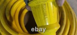 Cordon d'alimentation de 50 pieds jaune Hubbell 30a #HBL61CM08LED