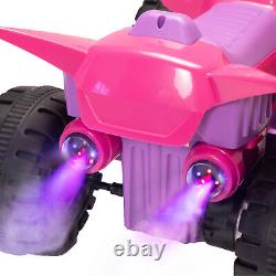 Enfants Ride-on ATV, Quadricycle électrique alimenté par batterie 6V avec musique, lumières LED et