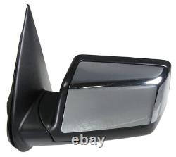 Miroir de rétroviseur chauffant à éclairage de flaque d'eau côté conducteur LH gauche pour Mercury Ford