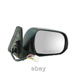 Miroir de rétroviseur chauffant avec indicateur de signal lumineux au sol, côté passager droit RH pour Toyota 4Runner