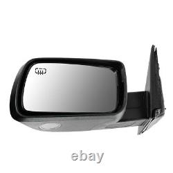 Miroir électrique chauffant à mémoire avec lumière de flaques, capuchon chromé côté conducteur LH pour Flex 09-12
