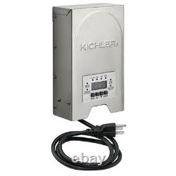 Transformateur d'éclairage paysager Kichler 12217 de 200 watts en acier inoxydable pour l'extérieur.