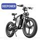 Vélo électrique Deepower Vtt 2000w 48v 20/25/30/35ah Pour Adultes Neuf