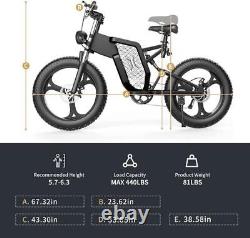 Vélo électrique DEEPOWER VTT 2000W 48V 20/25/30/35Ah pour adultes NEUF